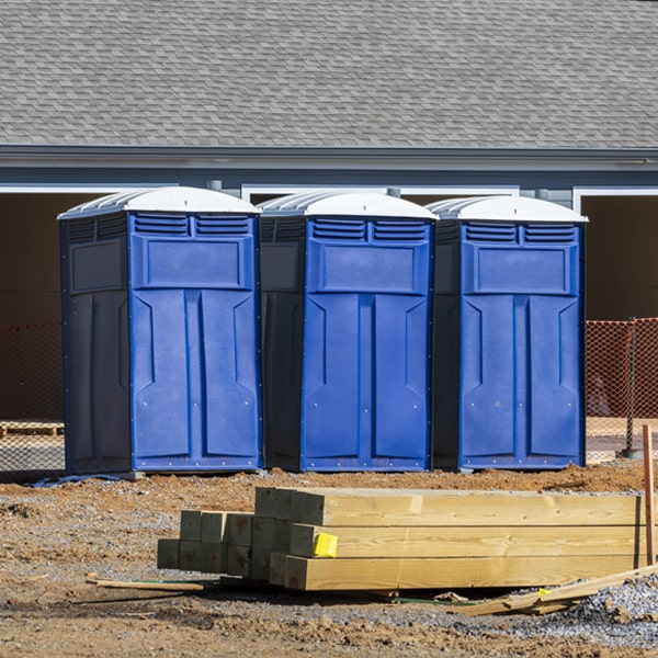 are there any restrictions on where i can place the porta potties during my rental period in Dillon SC